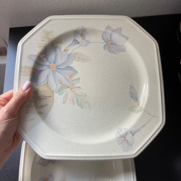 MIKASA Belle Meade Casual Moods Rim Soup Bowl (2 pcs) & Dinner Plate (1pcs) - Picture 7 of 9